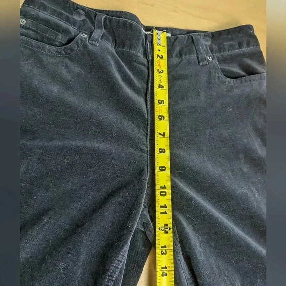 L.L BEAN Vintage Black Velvet pants for women  no size (looks like a 10-12) - Picture 8 of 11